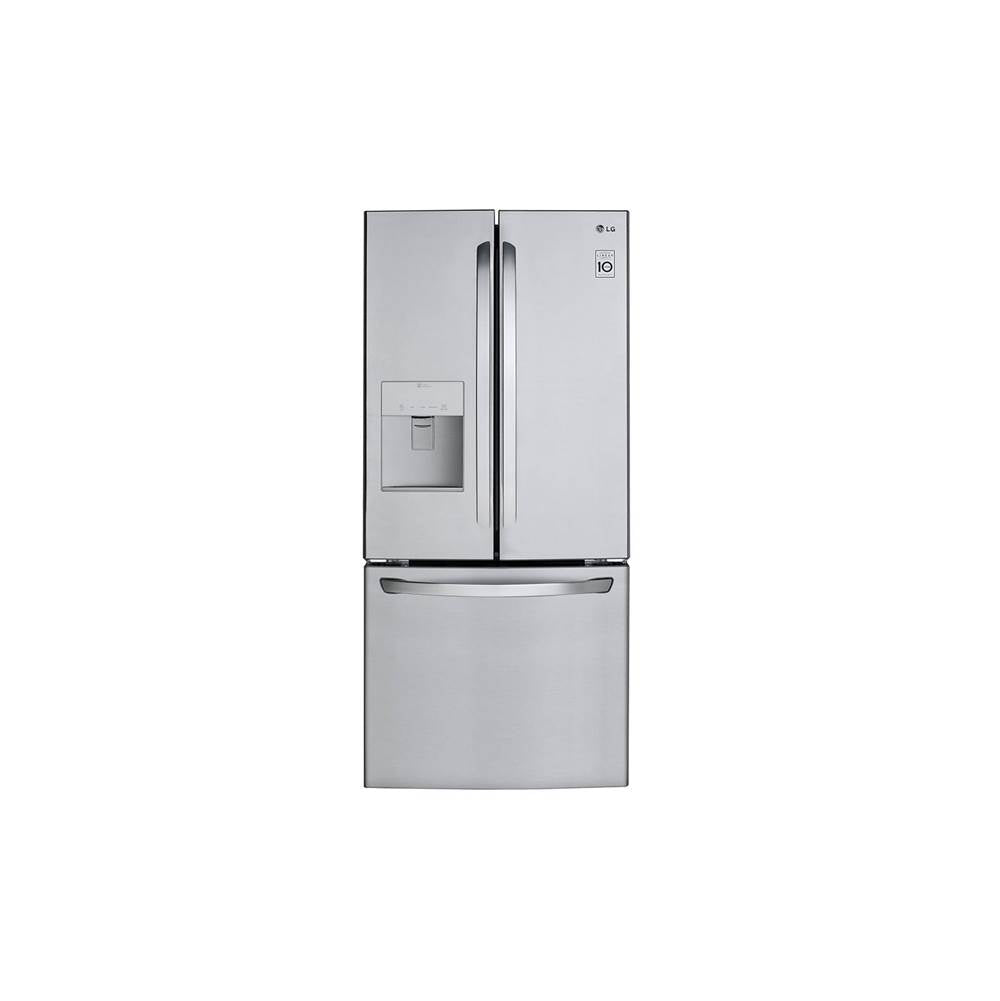 LG Appliances - 22 cu. ft. French Door Refrigerator - Stainless Steel