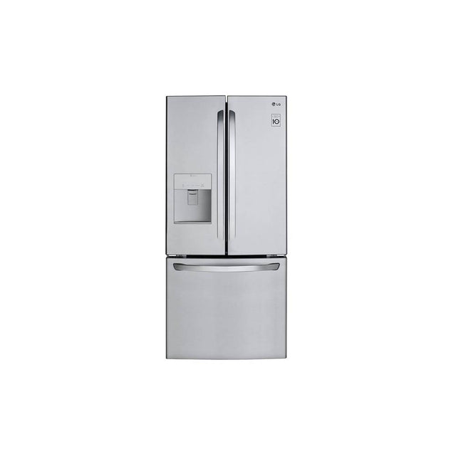 LG Appliances - 22 cu. ft. French Door Refrigerator - Stainless Steel