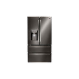LG Appliances - 28 cu.ft. Smart wi-fi Enabled French Door Refrigerator - Black Stainless Steel