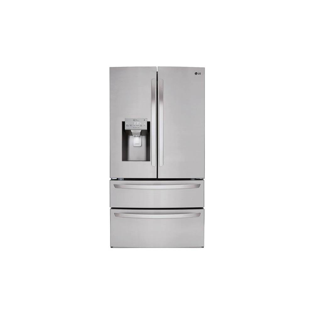 LG Appliances - 28 cu.ft. Smart wi-fi Enabled French Door Refrigerator - Stainless Steel