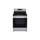 LG Appliances - 6.3 cu ft. Smart Wi-Fi Enabled Electric Range with EasyClean - Stainless Steel