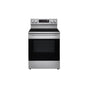 LG Appliances - 6.3 cu ft. Smart Wi-Fi Enabled Fan Convection Electric Range with Air Fry and EasyClean - Stainless Steel