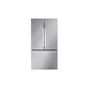 LG Appliances - 27 Cu Ft. 3 Door French Door Counter Depth Refrigerator With Internal Water Dispenser - Print Proof Stainless Steel