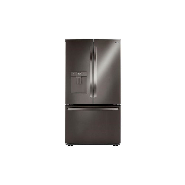 LG Appliances - 29 cu.ft.  3 Door Refrigerator, Water Only Dispenser, Black Stainless Steel - Black Stainless Steel