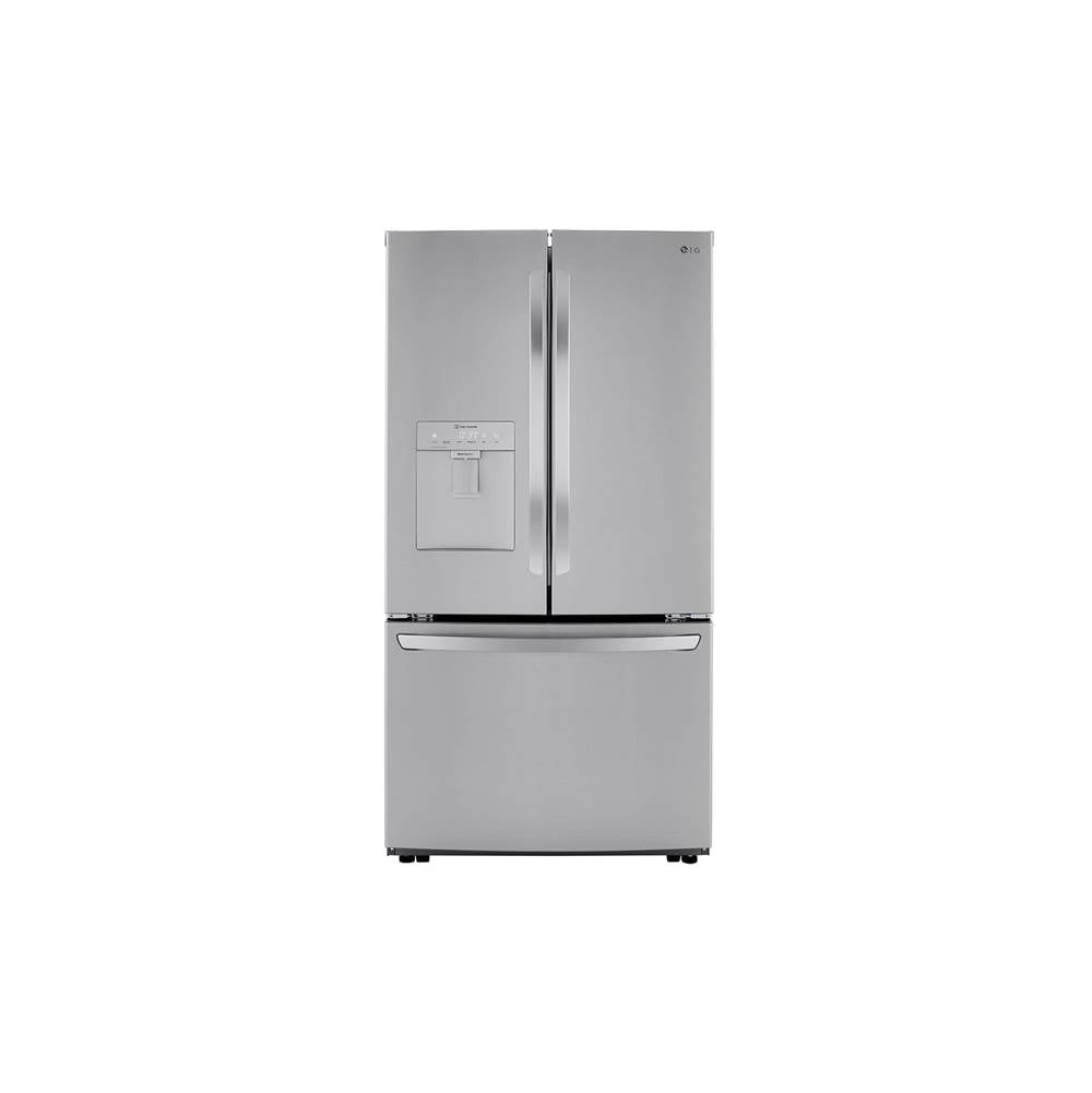 LG Appliances - 29 cu.ft.  3 Door Refrigerator, Water Only Dispenser, Stainless Steel - Stainless Steel