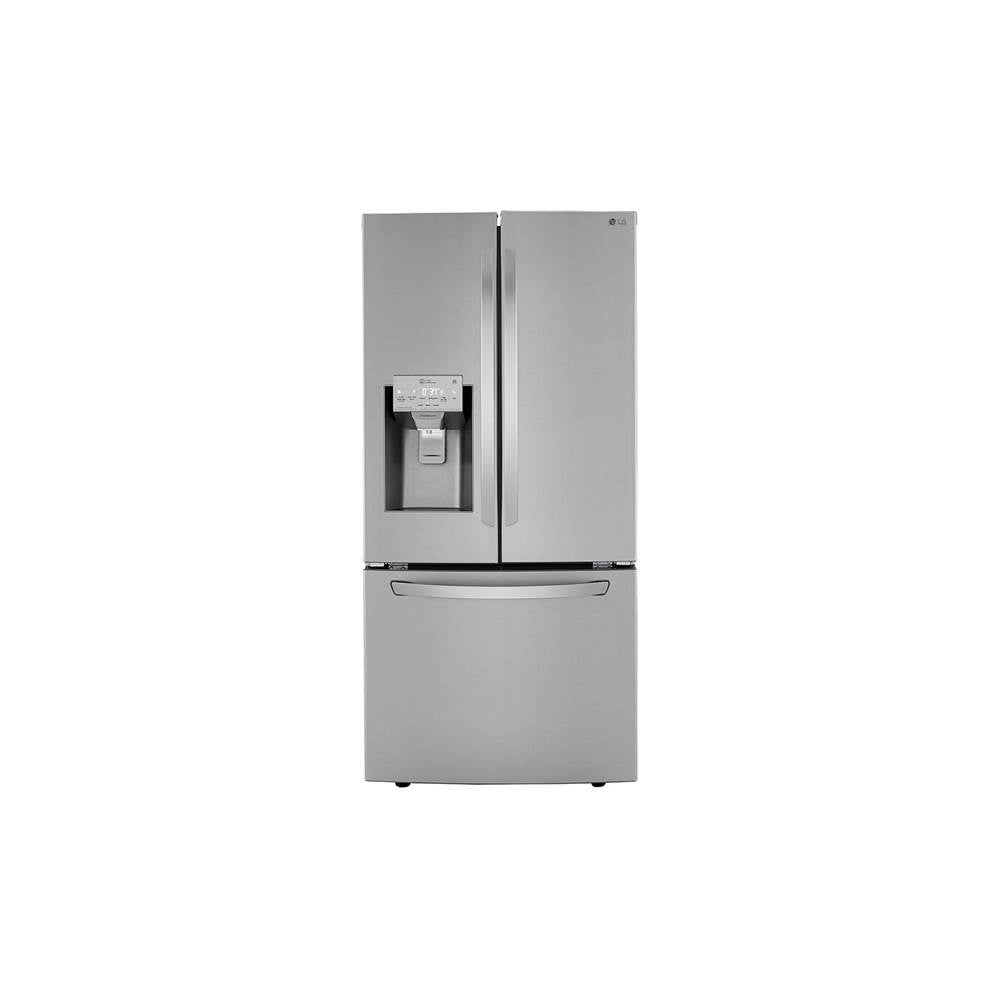 LG Appliances - 25 cu. ft. Smart wi-Fi Enabled French Door Refrigerator - Stainless Steel