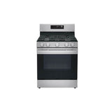 LG Appliances - 5.8 cu ft. Smart Wi-Fi Enabled Gas Range with EasyClean - Stainless Steel
