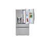 LG Appliances - 23 cu.ft. 4-Door French Door, Counter Depth, Door-in-Door, Fully Convertible Drawer, PrintProof Stainless Steel - Stainless Steel