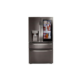 LG Appliances - 23 cu.ft. 4-Door French Door, Counter Depth, InstaView Door-in-Door, Fully Convertible Drawer, PrintProof Black Stainless Steel - Black Stainless Steel