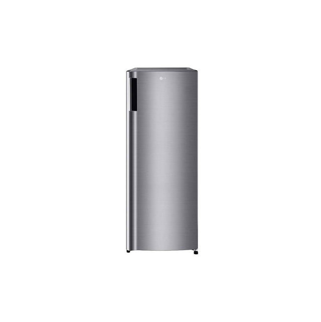LG Appliances - 6 cu.ft. 20'' Width, Single Door Freezer, Print Proof Silver - Platinum Silver