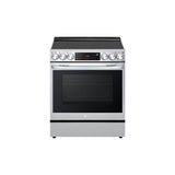 LG Appliances - ADA Compliant, 6.3 cu.ft. Electric Single Oven Slide-in Range, Instaview, Air Fry, ProBake Convection, Printproof Stainless Steel - Stainless Steel