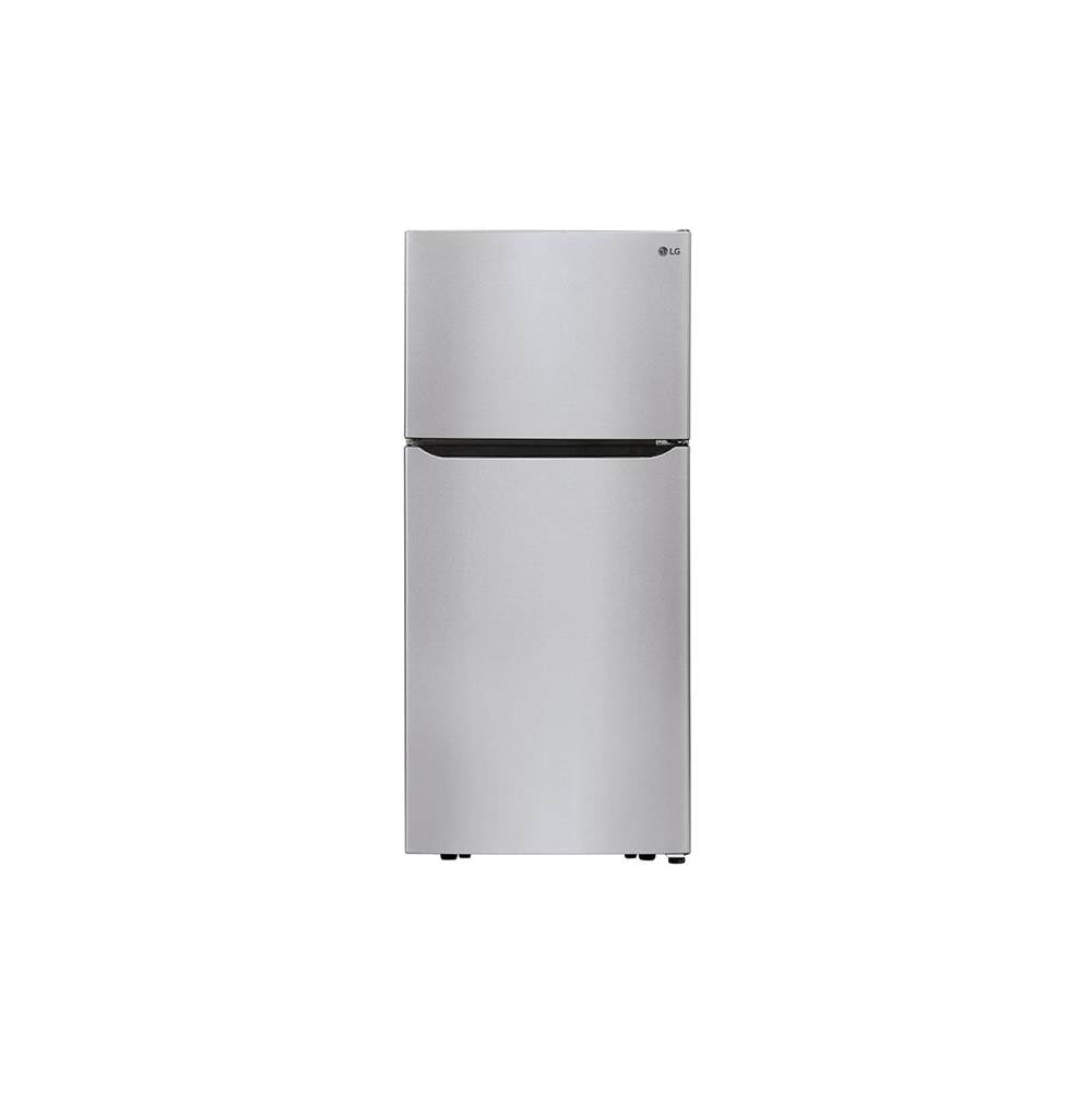 LG Appliances - 20 cu. ft. Top Freezer Refrigerator - Stainless Steel