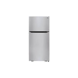 LG Appliances - 20 cu. ft. Top Freezer Refrigerator - Stainless Steel