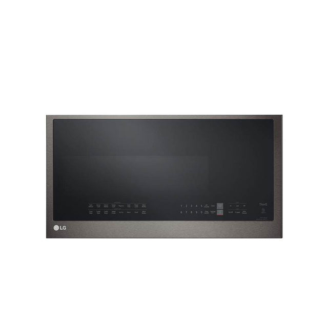 LG Appliances - 1.7 Cu.Ft. 950W (Mwo) 1650W (Convection), Bottom Control, Sensor, Air Fry, Thinq, Printproof Black Stainless Steel - Print Proof Black Stainless Steel