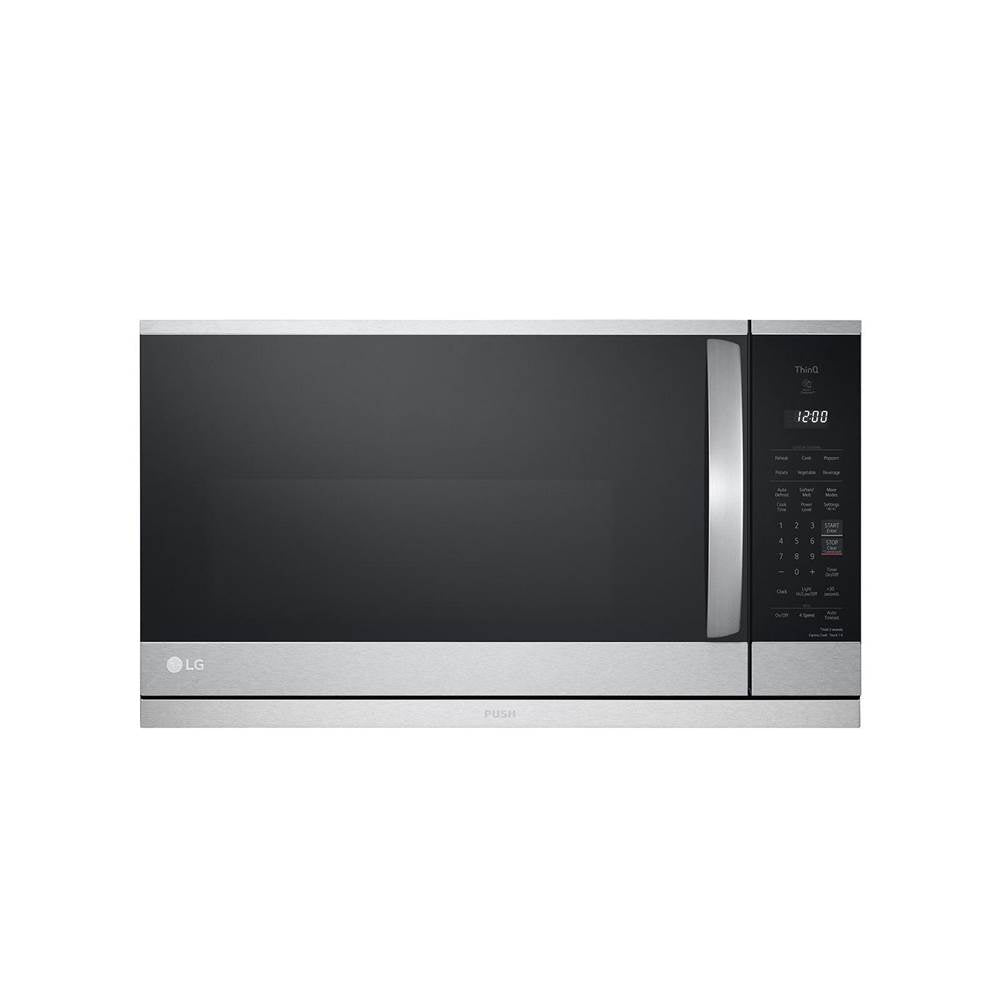LG Appliances - 2.1 Cu.Ft. Otr With Extendavent 2.0, 400 Cfm, Sensor, Thinq, Easyclean, Printproof Stainless Steel - Print Proof Stainless Steel