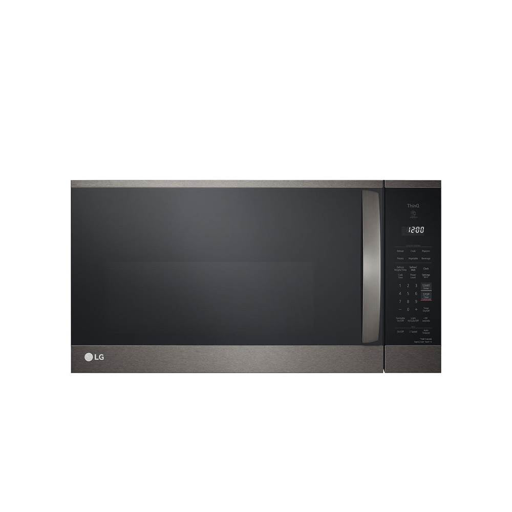 LG Appliances - 1.8 Cu.Ft. Otr, 300 Cfm, Sensor, Thinq, Easyclean, Printproofblack Stainless Steel - Print Proof Black Stainless Steel