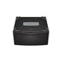 LG Appliances - 1 Cu.Ft. Pedestal Washer 29'' Width, Slim Dd Mortor, Black Steel - Black Steel