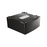 LG Appliances - LG SIGNATURE 1.0 cu. ft. LG SideKick Pedestal Washer, LG TWINWash Compatible - Black Stainless Steel