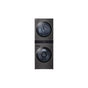 LG Appliances - 4.5 cu.ft. Washer, 7.4 cu.ft. Electric Dryer, Washtower with Center Control, TurboWash360 and TurboSteam, Black Steel - Black Stainless Steel