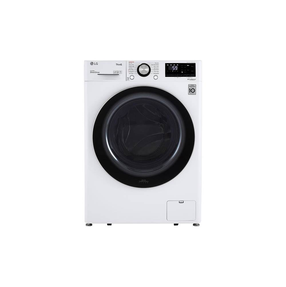 LG Appliances - 2.3 cu.ft. 24'' Compact, Front Load Washer, White - White