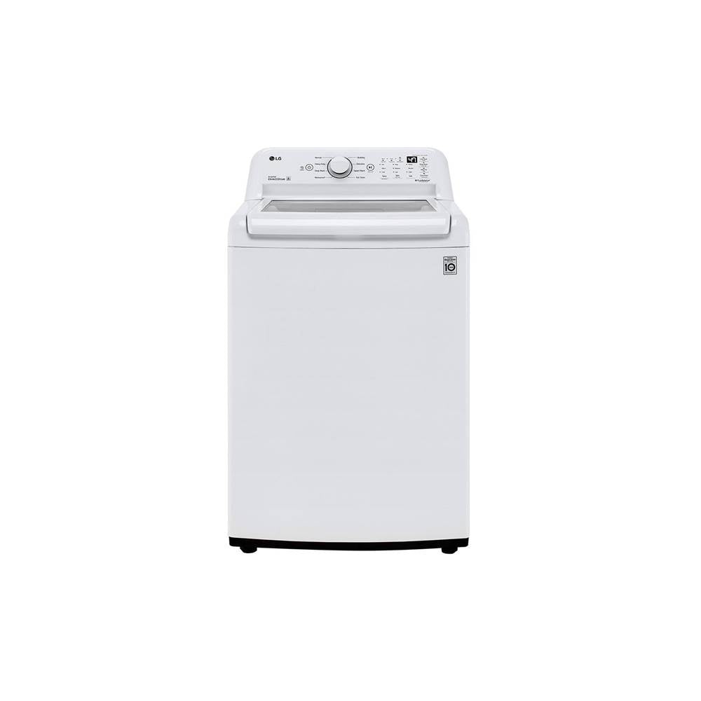 LG Appliances - 4.3 cu.ft. Ultra Large Capacity Top Load Washer, Agitator, White - White