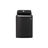 LG Appliances - 5.5 cu.ft. Smart wi-fi Enabled Top Load Washer with TurboWash3D Technology - Black Stainless Steel