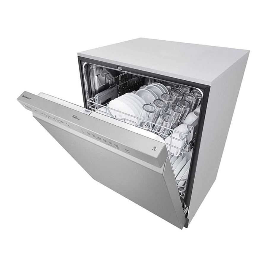ADA Compliant, Front control, QuadWash, Stainless Interior, EasyRack Plus, 48dB, Stainless Steel