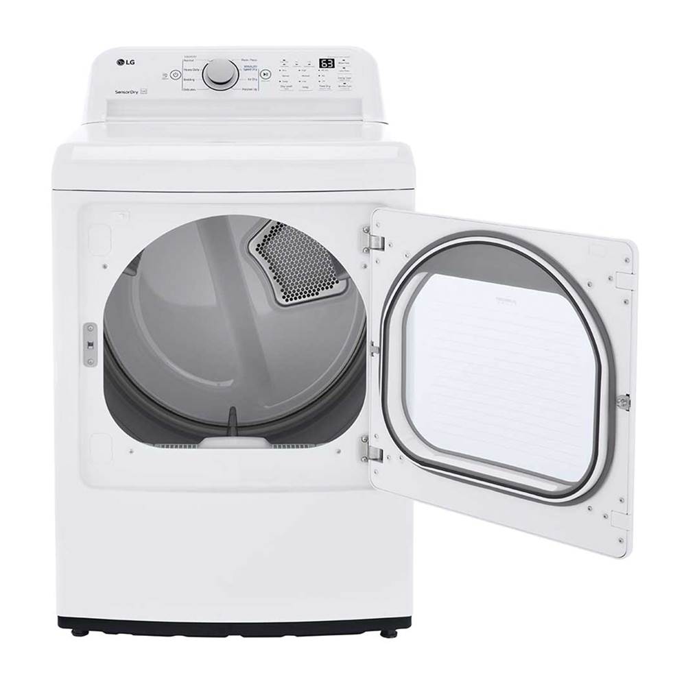 High Efficiency Electric Dryer, 7.3 cu-ft Ultra Large Capacity, White