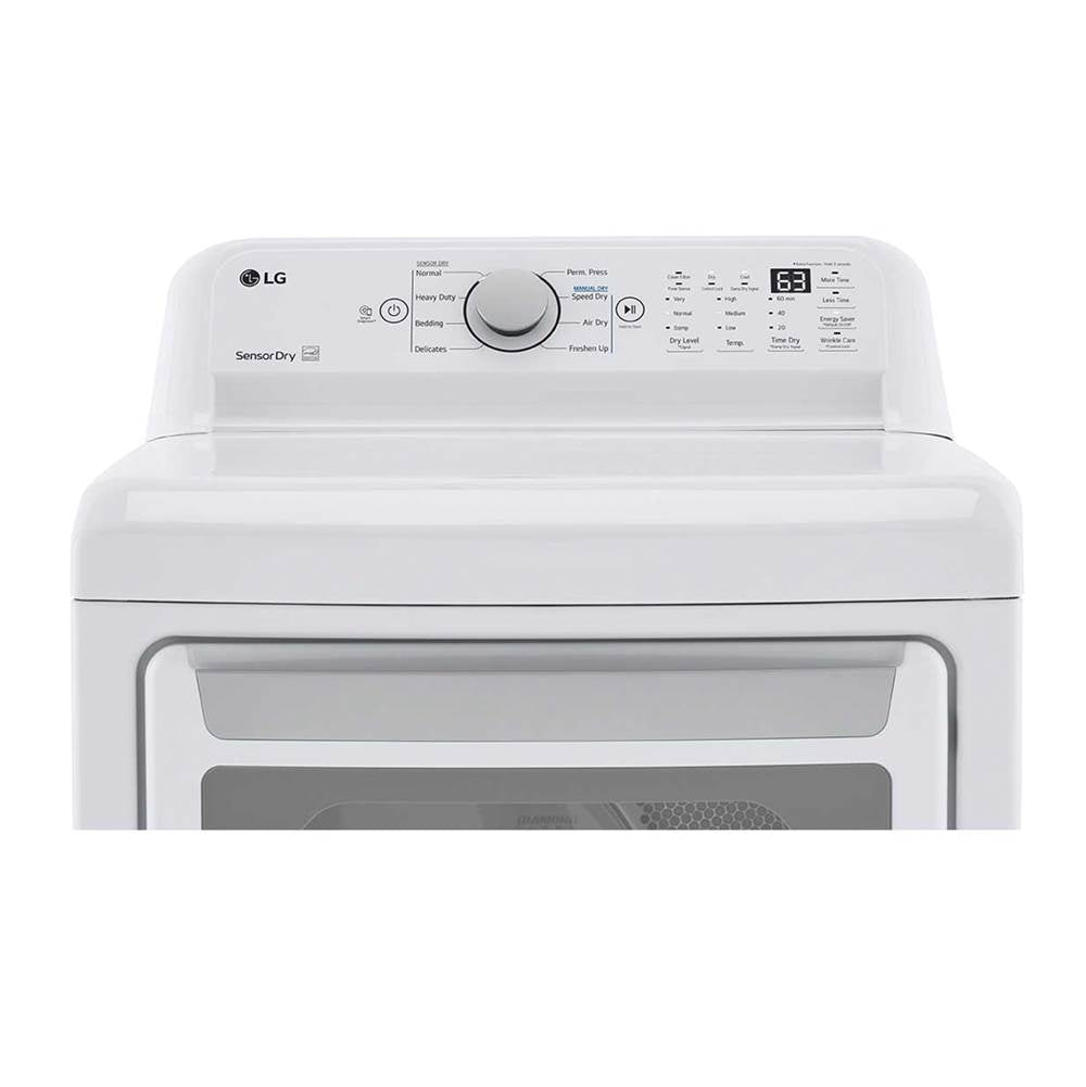 High Efficiency Electric Dryer, 7.3 cu-ft Ultra Large Capacity, White