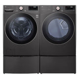 7.4 cu.ft. Ultra Large Capacity  Electric Dryer with Sensor Dry, TurboSteam Technology and Wi-Fi Connectivity, Black Steel