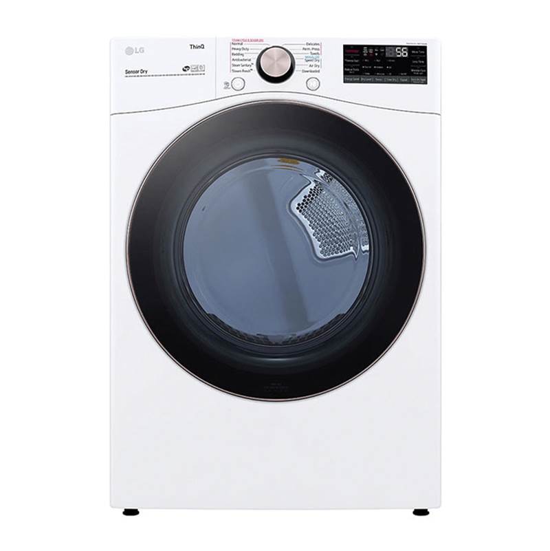 7.4 cu.ft. Ultra Large Capacity  Electric Dryer with Sensor Dry, TurboSteam Technology and Wi-Fi Connectivity, Black Steel