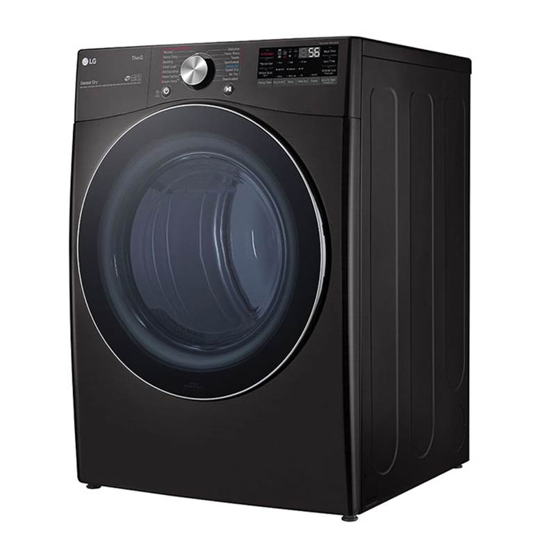 7.4 cu.ft. Ultra Large Capacity  Electric Dryer with Sensor Dry, TurboSteam Technology and Wi-Fi Connectivity, Black Steel