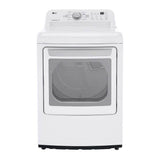 LG Appliances - High Efficiency Gas Dryer, 7.3 cu-ft Ultra Large Capacity, White - White