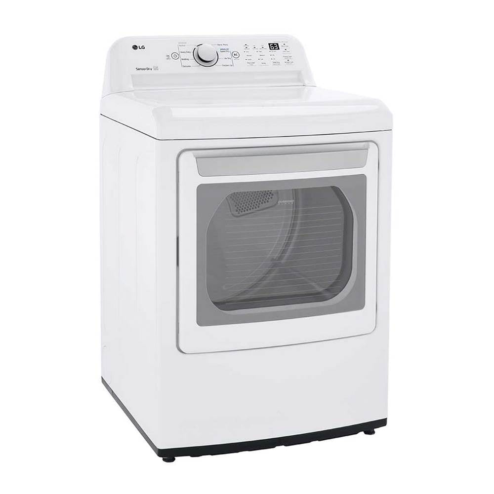 High Efficiency Gas Dryer, 7.3 cu-ft Ultra Large Capacity, White