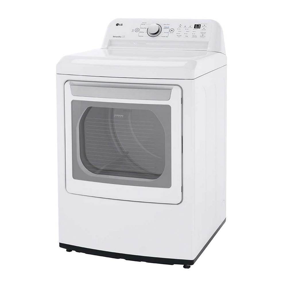 High Efficiency Gas Dryer, 7.3 cu-ft Ultra Large Capacity, White