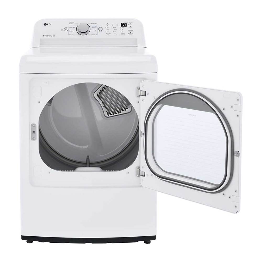 High Efficiency Gas Dryer, 7.3 cu-ft Ultra Large Capacity, White