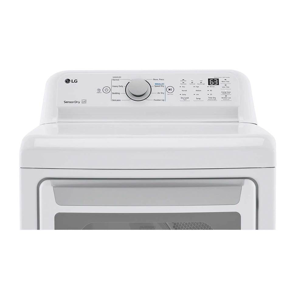 High Efficiency Gas Dryer, 7.3 cu-ft Ultra Large Capacity, White
