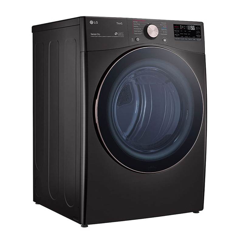 7.4 cu.ft. Ultra Large Capacity  Gas Dryer with Sensor Dry, Truesteam Technology and Wi-Fi Connectivity, Black Steel