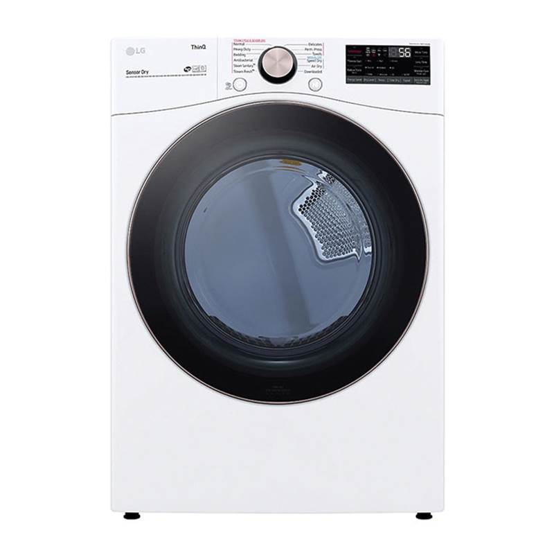7.4 cu.ft. Ultra Large Capacity  Gas Dryer with Sensor Dry, Truesteam Technology and Wi-Fi Connectivity, Black Steel