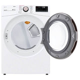 7.4 cu.ft. Ultra Large Capacity  Gas Dryer with Sensor Dry, Truesteam Technology and Wi-Fi Connectivity, Black Steel
