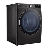 7.4 cu.ft. Ultra Large Capacity  Gas Dryer with Sensor Dry, TurboSteam Technology and Wi-Fi Connectivity, Black Steel