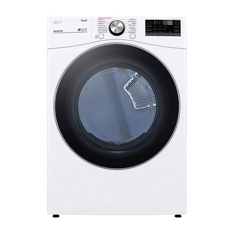7.4 cu.ft. Ultra Large Capacity  Gas Dryer with Sensor Dry, TurboSteam Technology and Wi-Fi Connectivity, Black Steel