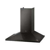 LG 30'' Wall Mount Chimney Hood, Black Stainless Steel