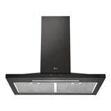 LG 30'' Wall Mount Chimney Hood, Black Stainless Steel