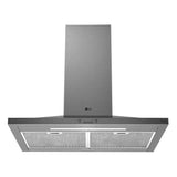 LG 30'' Wall Mount Chimney Hood, Black Stainless Steel