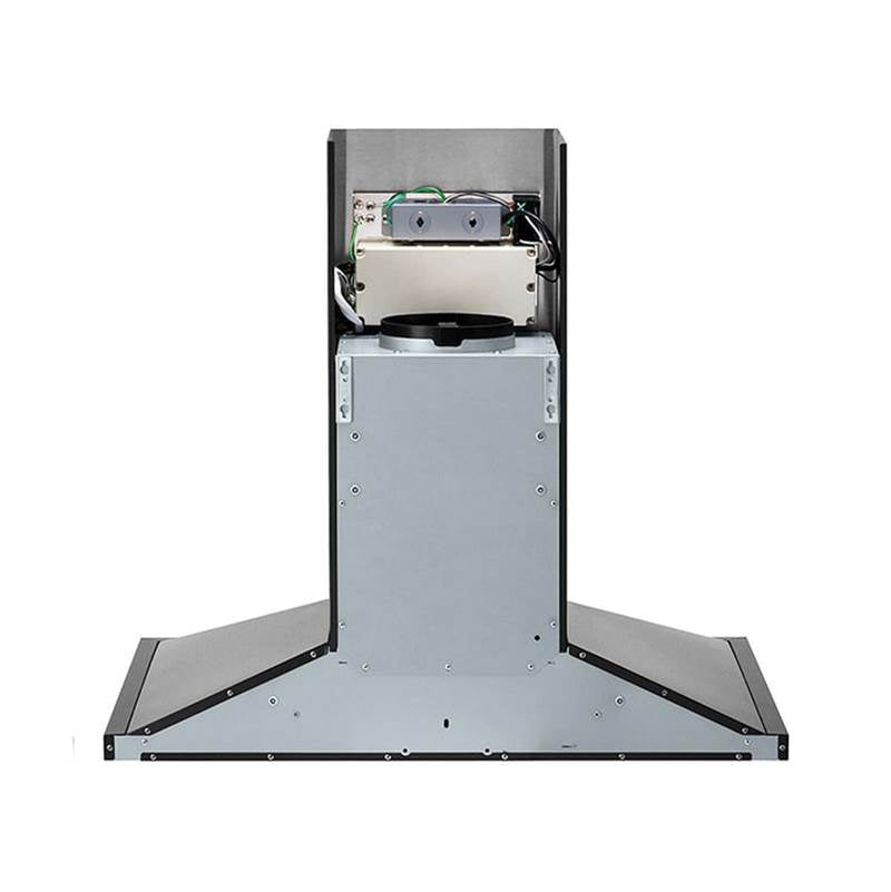 LG 36'' Wall Mount Chimney Hood, Black Stainless Steel