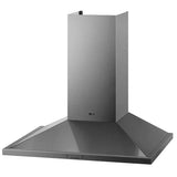 LG 36'' Wall Mount Chimney Hood, Black Stainless Steel