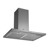 LG 36'' Wall Mount Chimney Hood, Black Stainless Steel