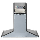 LG 36'' Wall Mount Chimney Hood, Black Stainless Steel
