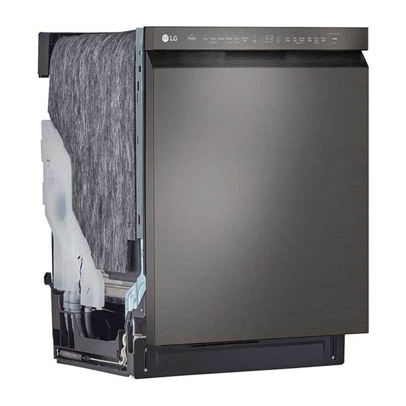 Front Control with Pocket Handle, 48 dB, QuadWash, Dynamic Dry, 3rd Rack, EasyRack Plus, PrintProof Black Stainless Steel